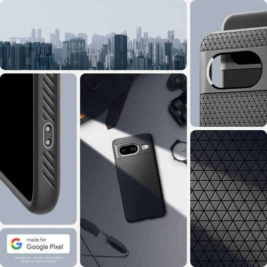 Google Pixel 8 - Shockproof Air Cushion Form Fitted Slim Lightweight Soft TPU Cover Essentials Series Case - i-Station Mobile Phone & Electronic Device Repair and Accessories