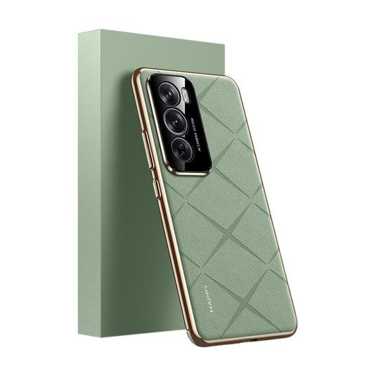OPPO Reno11 Pro (CPH2607) - Plain Leather PC Phone Case - i-Station Mobile Phone & Electronic Device Repair and Accessories