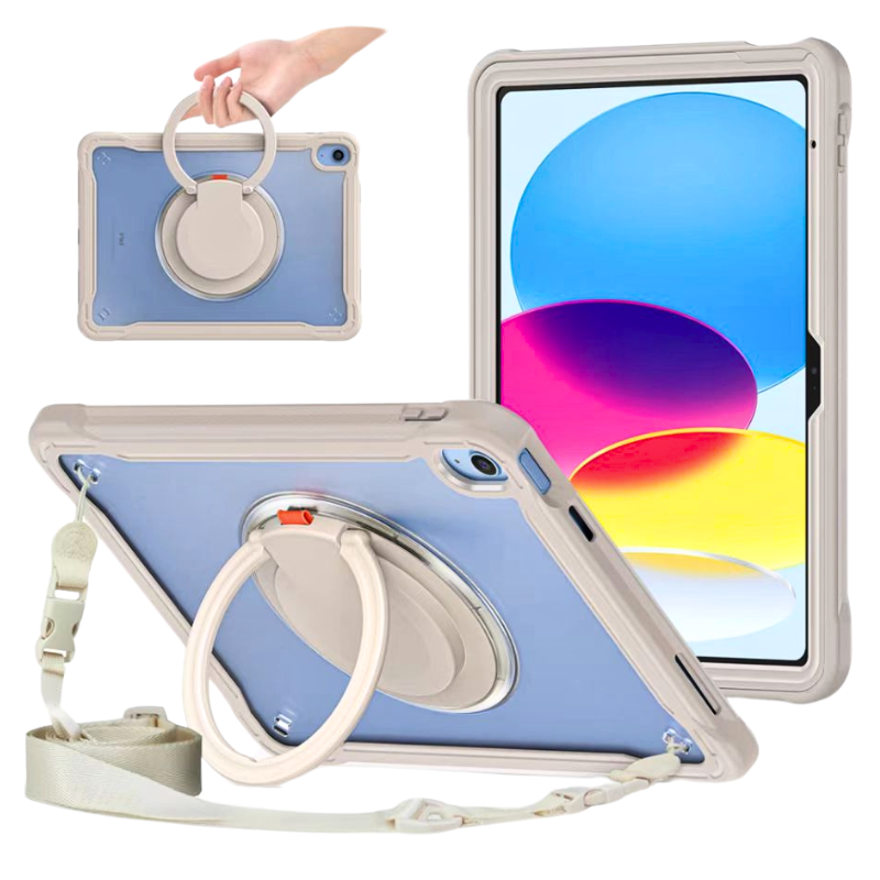 Load image into Gallery viewer, Apple iPad Pro 11-inch M4 (2024) 360° Rotating Stand Transparent Shockproof Protective Case - i-Station Mobile Phone & Electronic Device Repair and Accessories