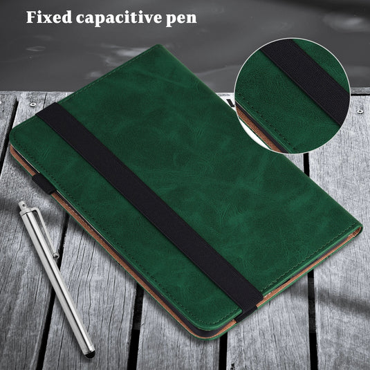 Xiaomi Redmi Pad SE 8.7’’ (2024) Retro Business Matte Striped Card Slot Protective Case - i-Station Mobile Phone & Electronic Device Repair and Accessories