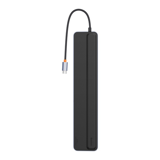 Baseus EliteJoy Gen2 12-Port Type-C HUB Adapter (Type-C to HDMI*2+USB3.0*3+PD*1+DP*1+SD/TF*1+RJ45*1+Type-C Data*1+3.5mm*1) - Dark Gray - i-Station Mobile Phone & Electronic Device Repair and Accessories