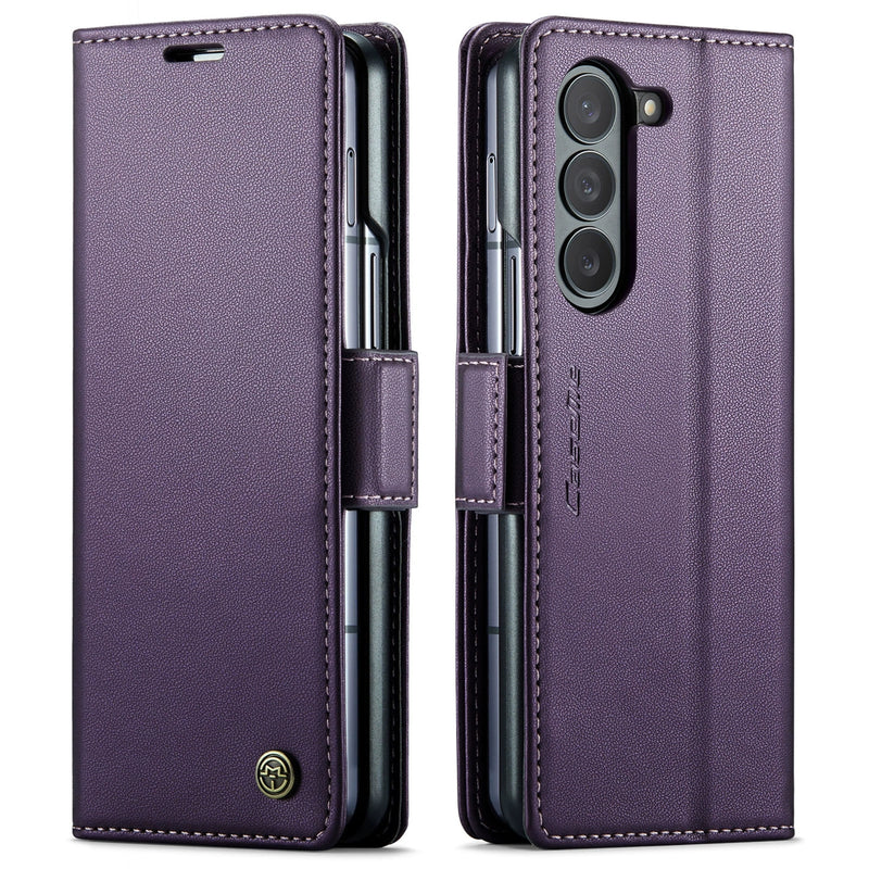 Load image into Gallery viewer, Samsung Galaxy Z Fold 6 (SM-F956) Premium Leather Shockproof Wallet Series Case - i-Station Mobile Phone & Electronic Device Repair and Accessories