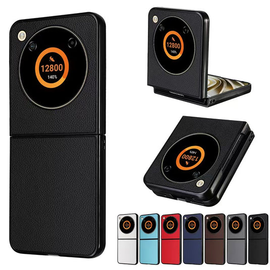 ZTE Nubia Flip Minimalist Shockproof Flip Genuine Leather Case - i-Station Mobile Phone & Electronic Device Repair and Accessories