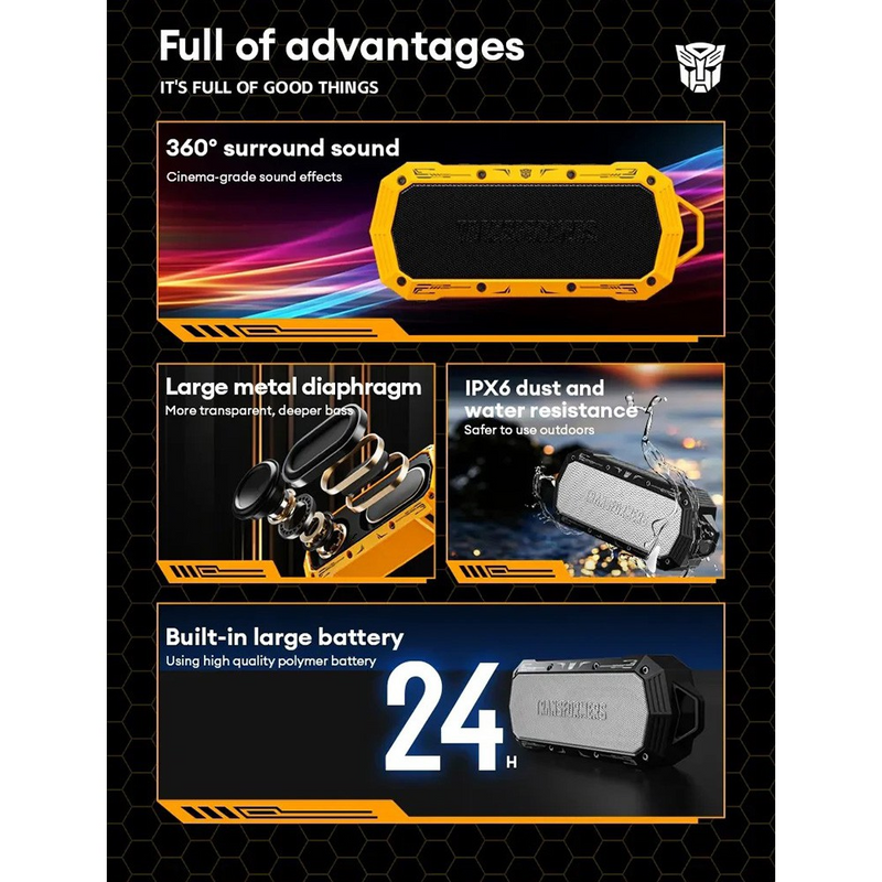 Load image into Gallery viewer, Transformers TF-Y10 Wireless Speaker - i-Station Mobile Phone & Electronic Device Repair and Accessories