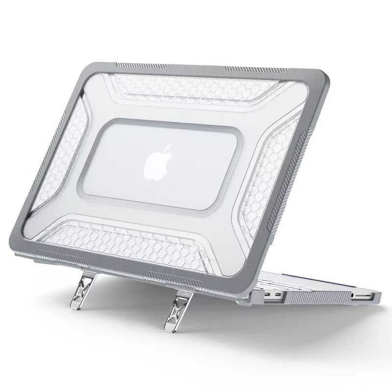 Load image into Gallery viewer, Macbook Neo 13“ 2026 (A3404) - Hybrid Armor Case with Hidden Stand & Anti-Slip Grip - i-Station Mobile Phone & Electronic Device Repair and Accessories