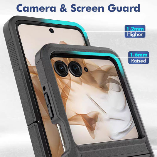 Motorola Moto Razr 50  Full-Boby Ultra-Thin Shockproof Essentials Series Case - i-Station Mobile Phone & Electronic Device Repair and Accessories