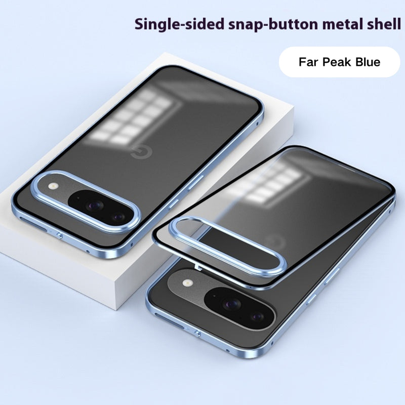 Load image into Gallery viewer, Google Pixel 9/Pro/Pro XL - Full Cover Metal Frame Shockproof Matte Case - i-Station Mobile Phone & Electronic Device Repair and Accessories
