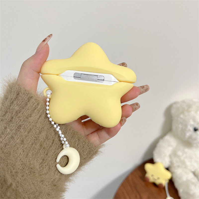 Load image into Gallery viewer, Apple AirPods Pro 1/2 - Protective Silicone Cartoon 3D Star Cute Kawaii Fashion Funny Cover Case - i-Station Mobile Phone & Electronic Device Repair and Accessories