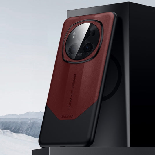 Honor Magic6/Pro - Splicing Plain Leather PC Shockproof Phone Case - i-Station Mobile Phone & Electronic Device Repair and Accessories