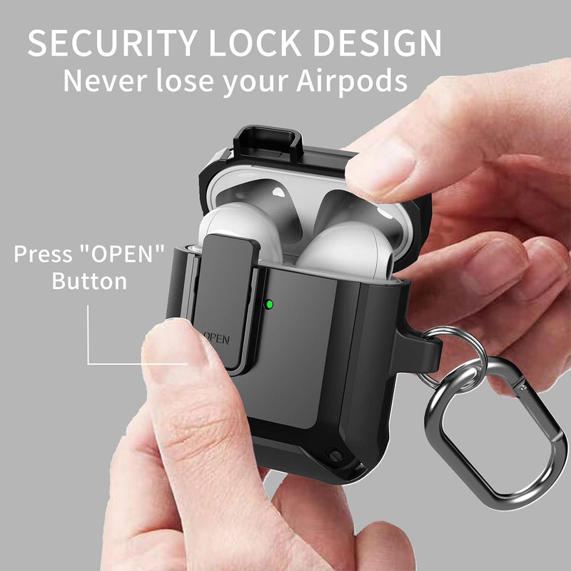 Load image into Gallery viewer, Apple AirPods 1/2 - Full Drop Protection Auto Pop-Up Lid Design Cover Heavy Duty Protecive Case - i-Station Mobile Phone & Electronic Device Repair and Accessories