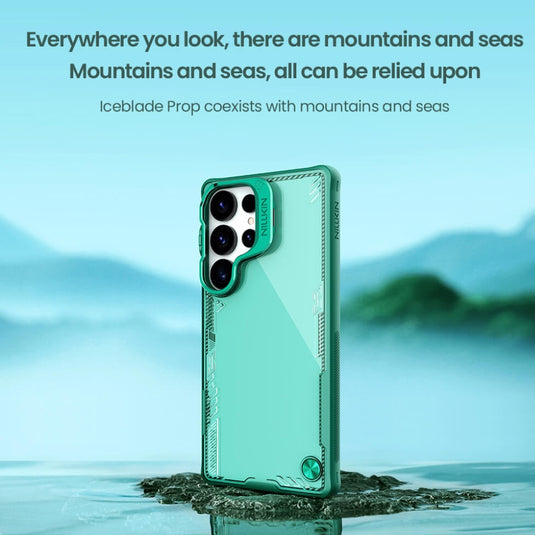 Samsung Galaxy S25 Ultra - NILLKIN Shield Flip Style Lens Camera Stand Protective Case - i-Station Mobile Phone & Electronic Device Repair and Accessories