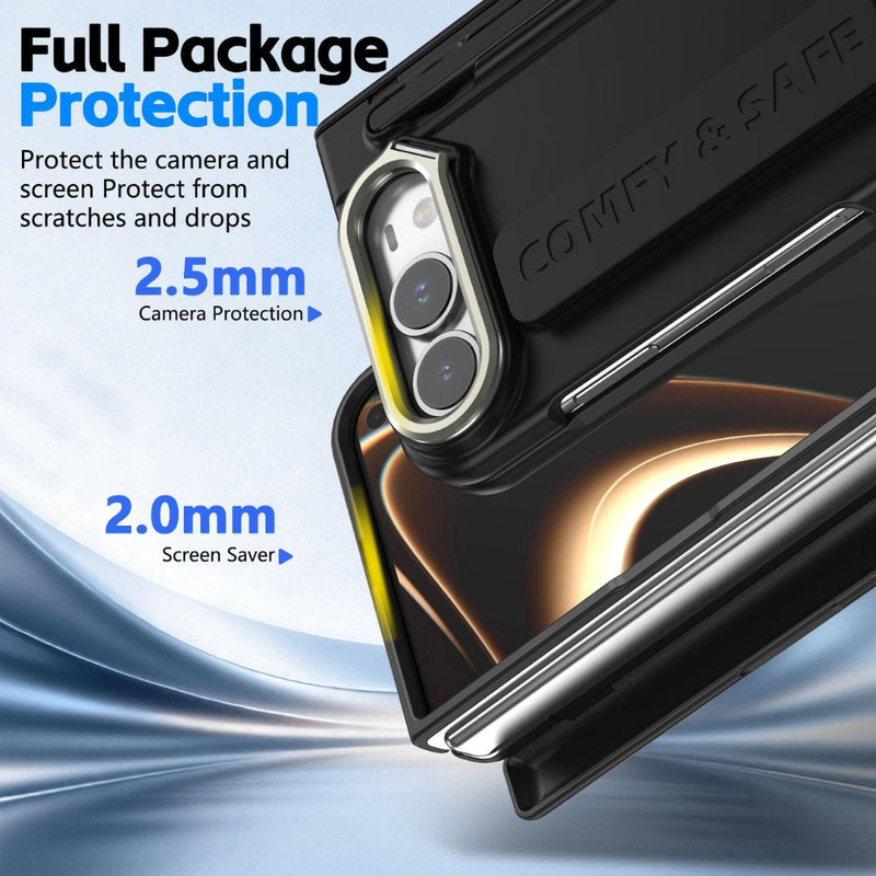 Load image into Gallery viewer, Apple iPhone Duo - Film Integrated Lens Frame Bracket Phone Case with Wristband / Pen - Polar Tech Australia