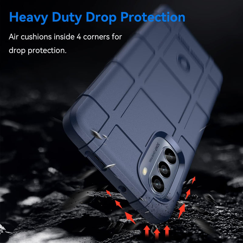 Load image into Gallery viewer, Motorola Moto G62 5G - Shield Shockproof Rugged Heavy Duty Case With 2PC 9H Glass Screen Protector - i-Station Mobile Phone & Electronic Device Repair and Accessories
