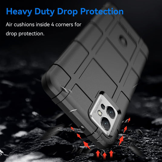 Motorola Moto G32 - Shield Shockproof Rugged Heavy Duty Case With 2PC 9H Glass Screen Protector - i-Station Mobile Phone & Electronic Device Repair and Accessories