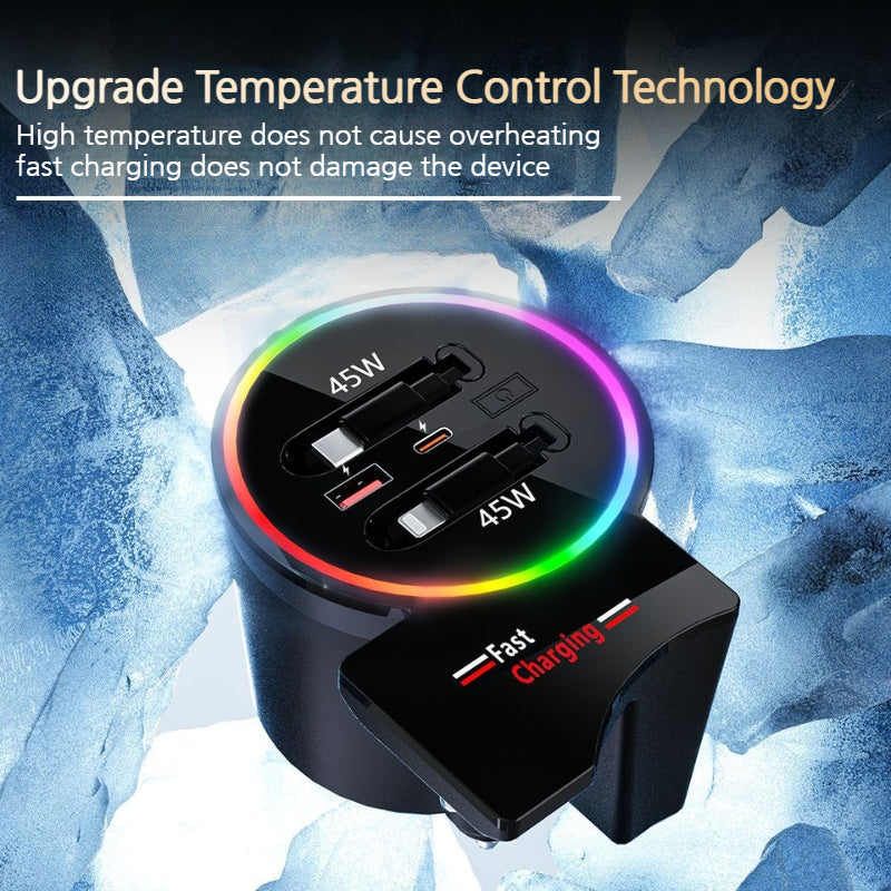 Load image into Gallery viewer, BMW X4 M (2019–2022) Car Fast Charging Hub with RGB Lighting - i-Station Mobile Phone & Electronic Device Repair and Accessories