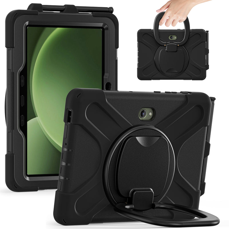 Load image into Gallery viewer, Samsung Galaxy Tab Active Pro / Active 4 Pro / Active 5 Pro Series - Heavy Duty 360 Degree Rotate Stand Hand Strap Case With Shoulder Strap - i-Station Mobile Phone & Electronic Device Repair and Accessories