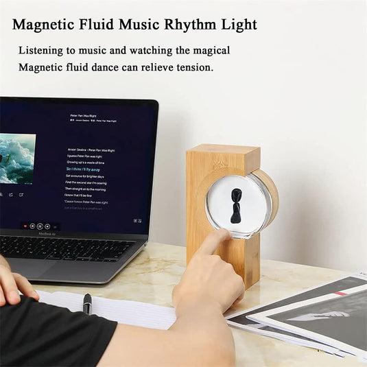 Dancing Ferrofluid Music Rhythm Lamp,Ferrofluid Speaker Music Mate,Ferrofluid Display Lamp,Magnet Liquid Toy,Desktop Decor,Teenager Gifts - i-Station Mobile Phone & Electronic Device Repair and Accessories