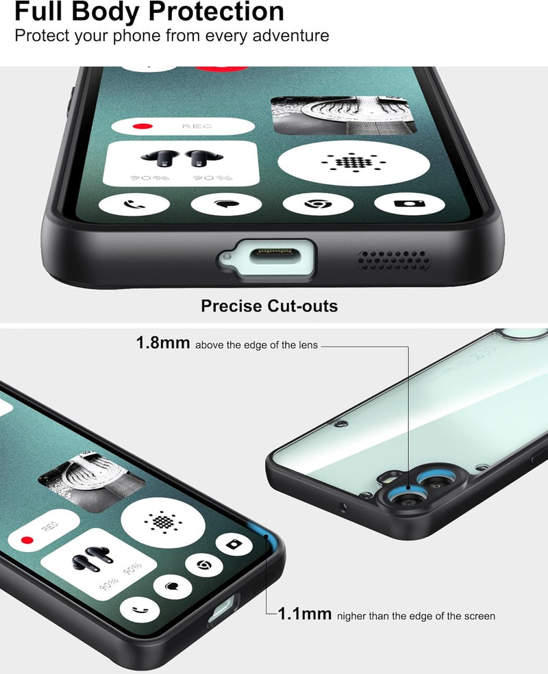 Load image into Gallery viewer, Nothing CMF Phone 1 - Shockproof Hard PC Back Soft TPU Bumper Case With 2PC Tempered Glass Screen Protector - i-Station Mobile Phone & Electronic Device Repair and Accessories