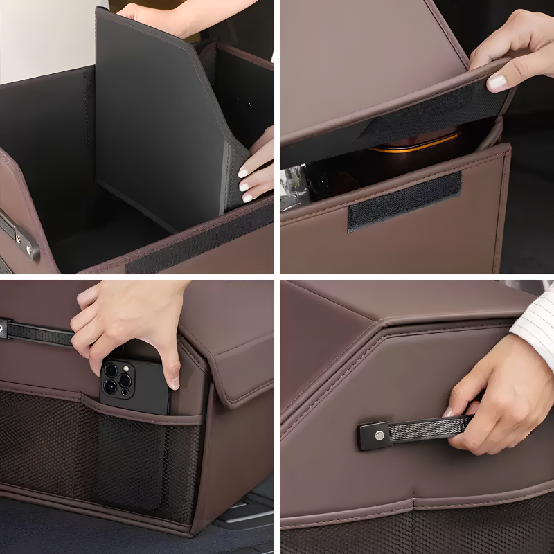 Load image into Gallery viewer, Land Rover Microfiber Leather Car Trunk Storage Box for Defender, Range Rover Sport, Evoque, Velar, Discovery 4/5, Freelander - i-Station Mobile Phone & Electronic Device Repair and Accessories