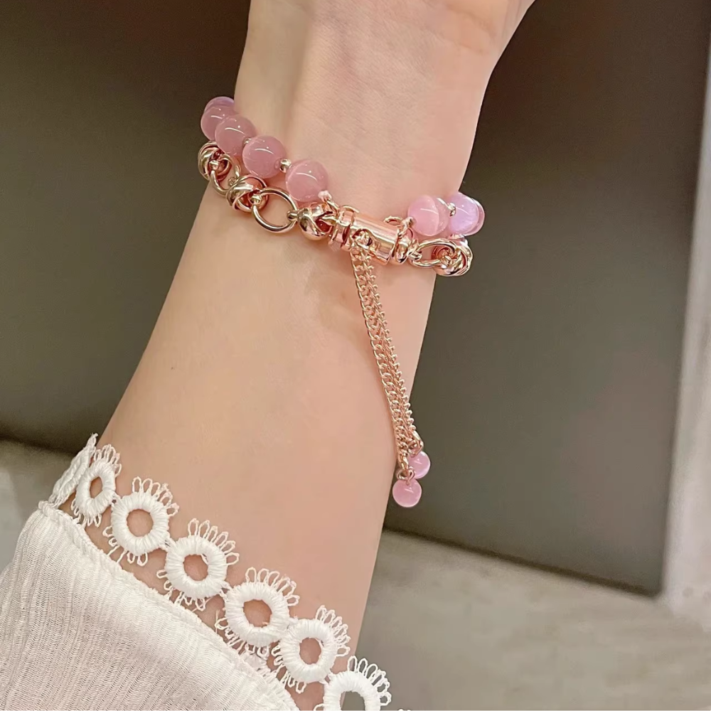 Fitbit Inspire 1 / 2 / 3 - Stylish Beaded Bracelet Strap - i-Station Mobile Phone & Electronic Device Repair and Accessories