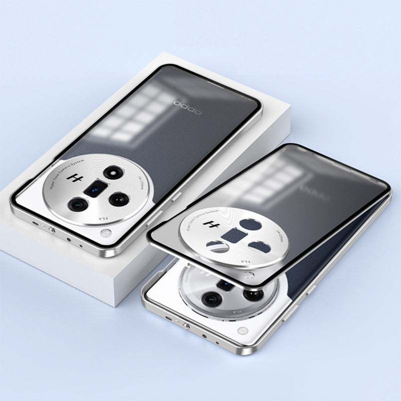 Load image into Gallery viewer, OPPO Find X7/Ultra - Metal Frame Frosted Magnetic Phone Case - i-Station Mobile Phone & Electronic Device Repair and Accessories