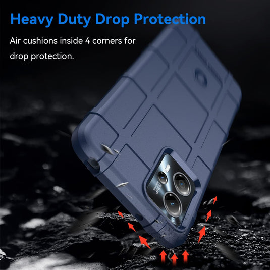 Motorola Moto G23 - Shield Shockproof Rugged Heavy Duty Case With 2PC Tempered Glass Screen Protector - i-Station Mobile Phone & Electronic Device Repair and Accessories