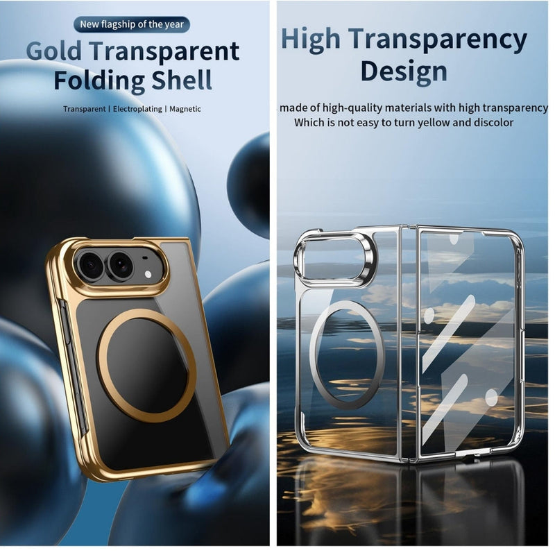 Load image into Gallery viewer, Apple iPhone Duo - Clear Plated Magnetic Integrated Film Phone Case - Polar Tech Australia