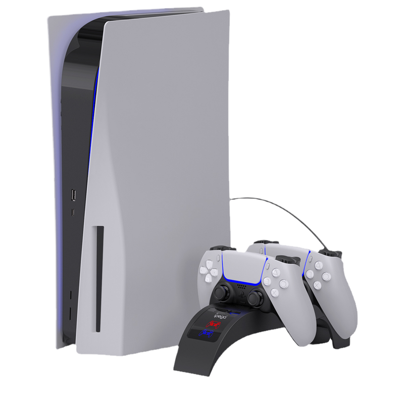 Load image into Gallery viewer, PlayStation 5 PS5 - Dual Controller Fast Dual Controller Fast Charging Dock Stand USB Station Base with Indicator Light - Polar Tech Australia