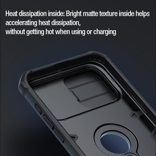Apple iPhone 15 Pro/Max - NILLKIN Shockproof CamShield Armor with Invisible Ring Holder Protective Case - i-Station Mobile Phone & Electronic Device Repair and Accessories