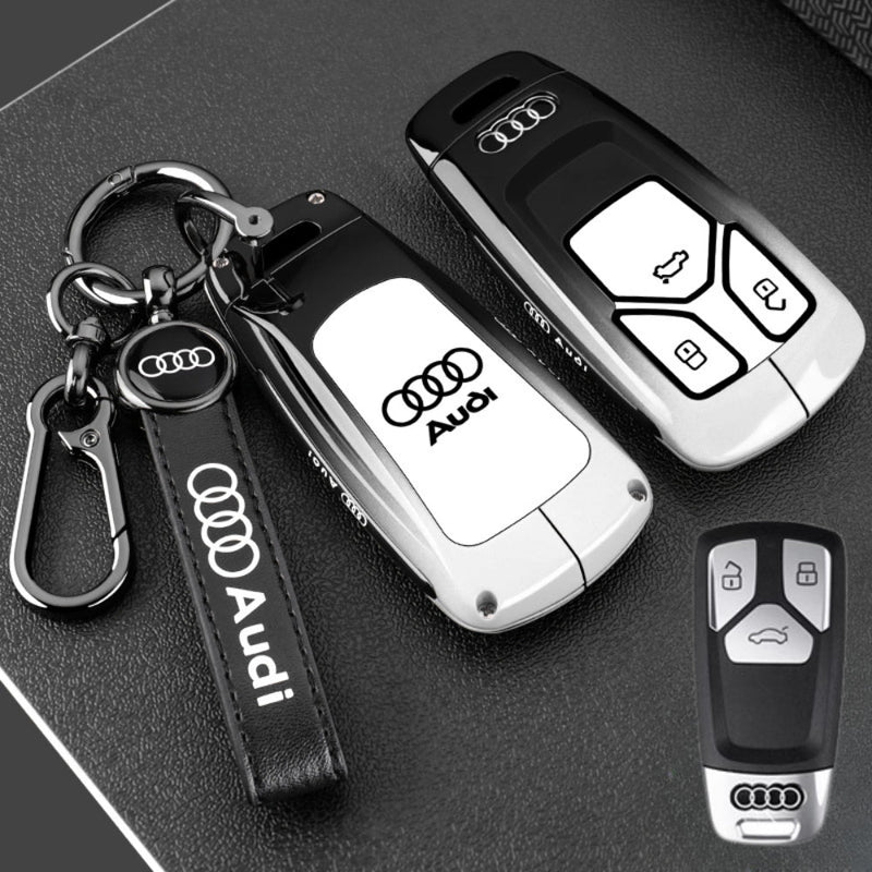 Load image into Gallery viewer, Audi Stylish with Cool Shockproof Car Key Protective Fob Case Cover For A3, A4, A5, A6, Q2, Q3, Q5, Q7, Q8, e-tron - i-Station Mobile Phone & Electronic Device Repair and Accessories