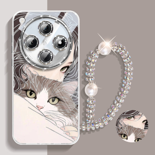 OPPO Find X8 Pro - New Fashionable Cat-themed Full Cover Anti Drop Phone Case - i-Station Mobile Phone & Electronic Device Repair and Accessories