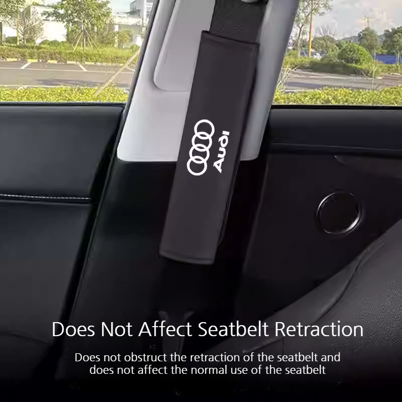 Load image into Gallery viewer, Audi Car Seat Belt Shoulder Pads for A3, A5, A4L, A6L, A7, A8L, Q2, Q3, Q5, Q7