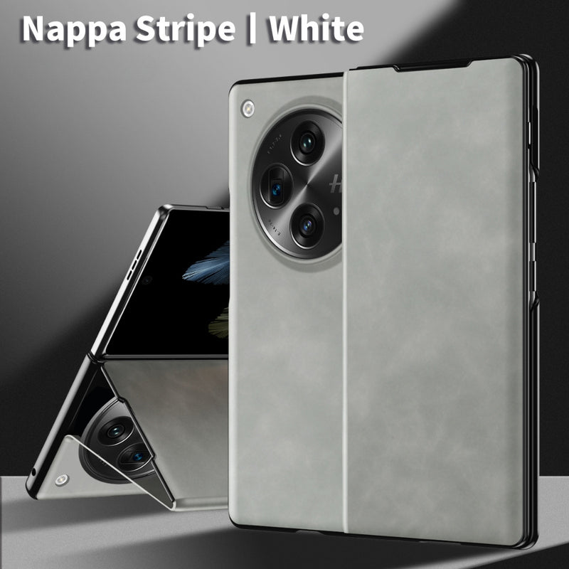 Load image into Gallery viewer, OnePlus Open (CPH2551) - Minimalist Business Napa Texture Leather Phone Case - i-Station Mobile Phone & Electronic Device Repair and Accessories