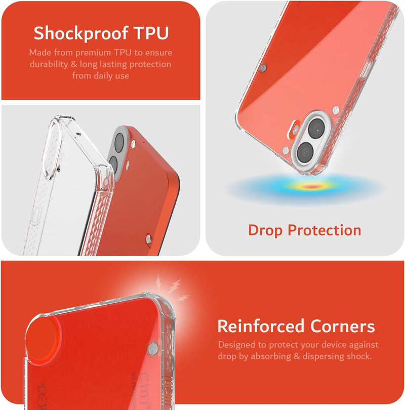 Load image into Gallery viewer, Nothing CMF Phone 1 - AirPillow Cushion Transparent Soft Clear TPU Four Corners Protective Case With 2PC 9H Tempered Glass Screen Protector - i-Station Mobile Phone & Electronic Device Repair and Accessories