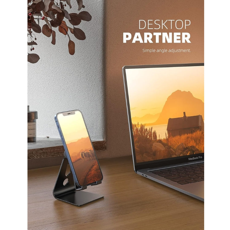 Load image into Gallery viewer, Adjustable Cell Phone Stand, Lamicall Phone Stand Cradle, Dock, Holder Compatible with iPhone Samsung Accessories Desk, Android Smartphone - i-Station Mobile Phone & Electronic Device Repair and Accessories