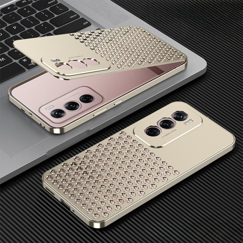 Load image into Gallery viewer, OPPO Reno12/Pro - Metal Heat Dissipation Phone Case - i-Station Mobile Phone & Electronic Device Repair and Accessories