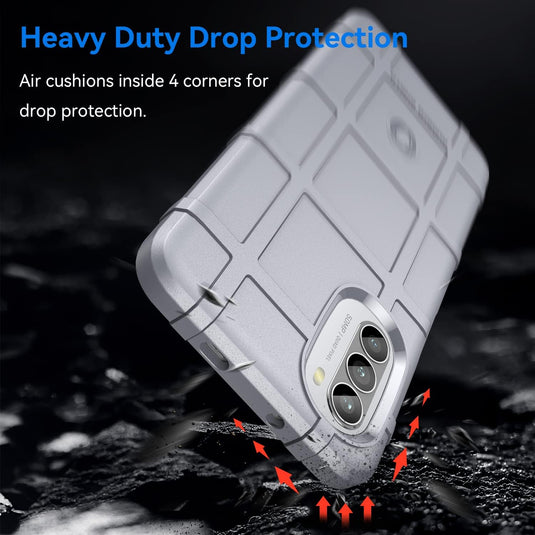Motorola Moto G52/G82/G71s - Shield Shockproof Rugged Heavy Duty Case With 2PC Tempered Glass Screen Protector - i-Station Mobile Phone & Electronic Device Repair and Accessories