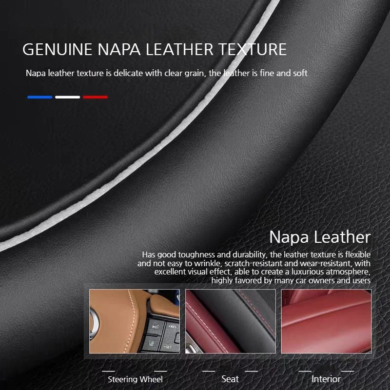 Load image into Gallery viewer, Kia Nappa & Carbon Fiber Car Steering Wheel Covers for K3, K5, K2, Sonet, Sportage, Seltos, KX3, Stonic, K4, KX5, Pegas, EV5