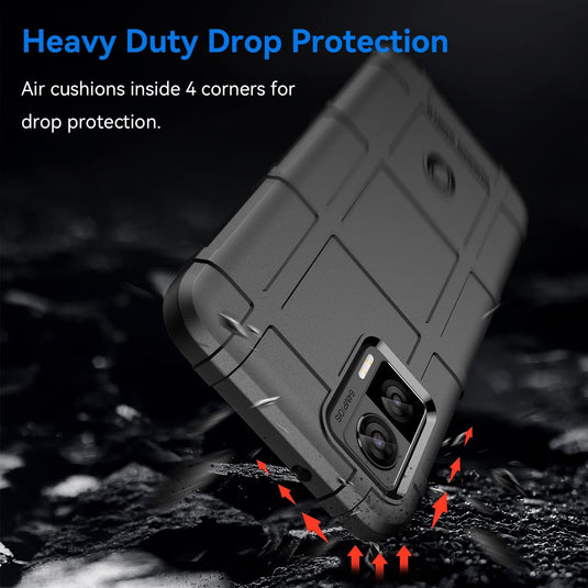 Motorola Moto Edge 30 Neo/Edge 30 Lite - Shield Shockproof Rugged Heavy Duty Case With 2PC 9H Glass Screen Protector - i-Station Mobile Phone & Electronic Device Repair and Accessories
