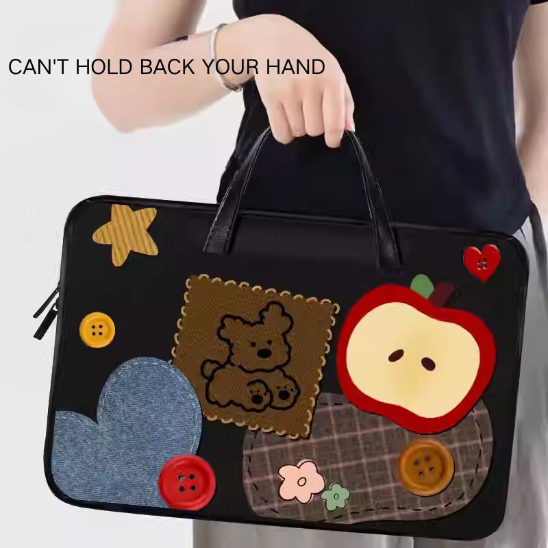 Load image into Gallery viewer, Apple MacBook Air 13.3″ (2020–2023) Multifunctional Cartoon Soft Shockproof Laptop Bag