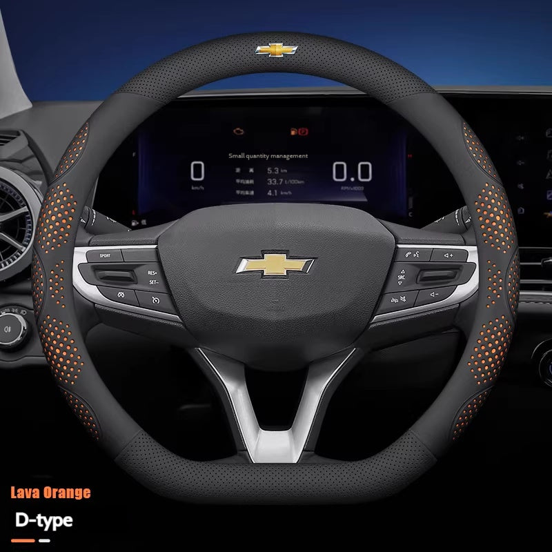 Load image into Gallery viewer, Chevrolet Genuine Leather Steering Wheel Cover For Cruze RS, Malibu RS, Equinox RS - i-Station Mobile Phone & Electronic Device Repair and Accessories