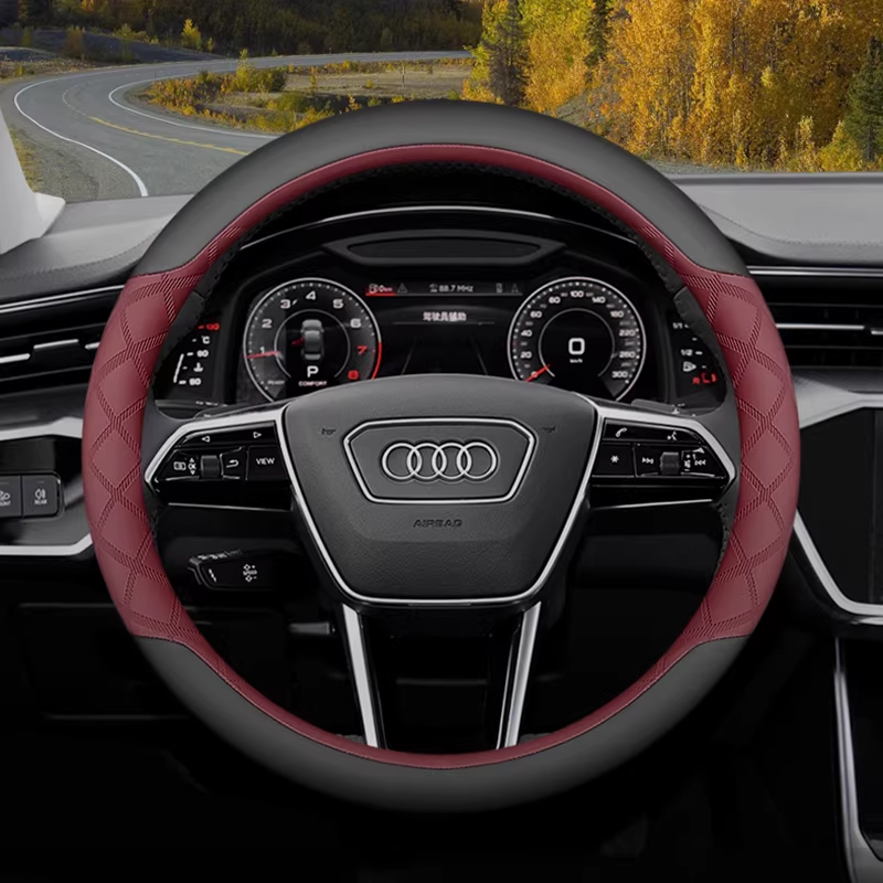 Load image into Gallery viewer, Audi Ultra-Thin Anti-Slip Steering Wheel Cover For Q5L, A4L, A6L, Q3, Q2L, A3, A5, A8, A7L - i-Station Mobile Phone & Electronic Device Repair and Accessories