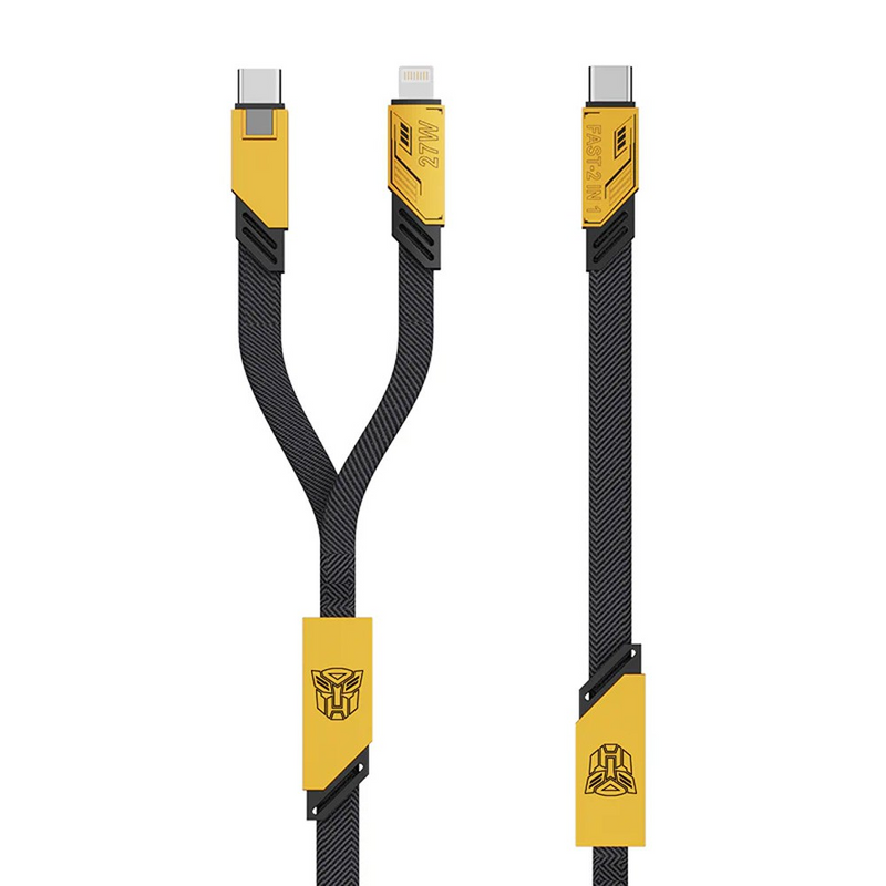 Load image into Gallery viewer, Transformers TF-A09 Braided Two-in-One Magnetic Charging Cable - i-Station Mobile Phone & Electronic Device Repair and Accessories