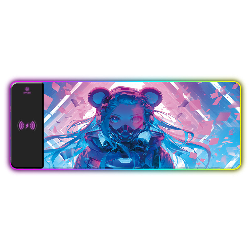 Load image into Gallery viewer, Multifunctional 15W Fast-Charging RGB Wireless Gaming Mouse Pad