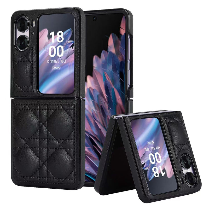 Load image into Gallery viewer, OPPO Find N2 Flip (CPH2437/PGT110) Leather Luxury Shockproof Essentials Series Case - i-Station Mobile Phone & Electronic Device Repair and Accessories