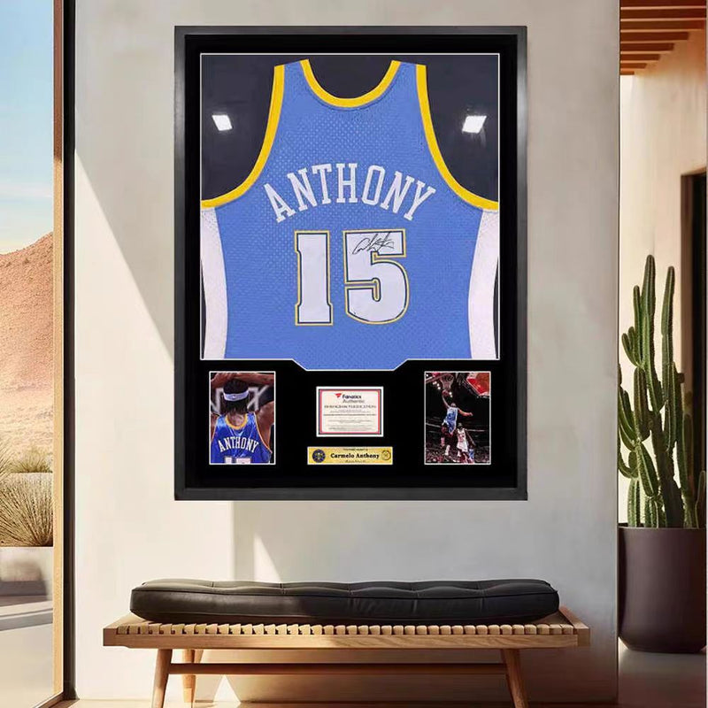 Load image into Gallery viewer, Carmelo Anthony Denver Nuggets Framed Jersey Display – Facsimile Signature Edition - i-Station Mobile Phone & Electronic Device Repair and Accessories