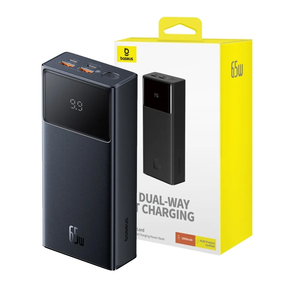 Baseus Star-Lord Digital Display Fast Charging Power Bank 30000mAh 65W - i-Station Mobile Phone & Electronic Device Repair and Accessories
