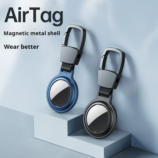 Apple AirTag Magnetic Metal Holder Keyring Carry Case - i-Station Mobile Phone & Electronic Device Repair and Accessories