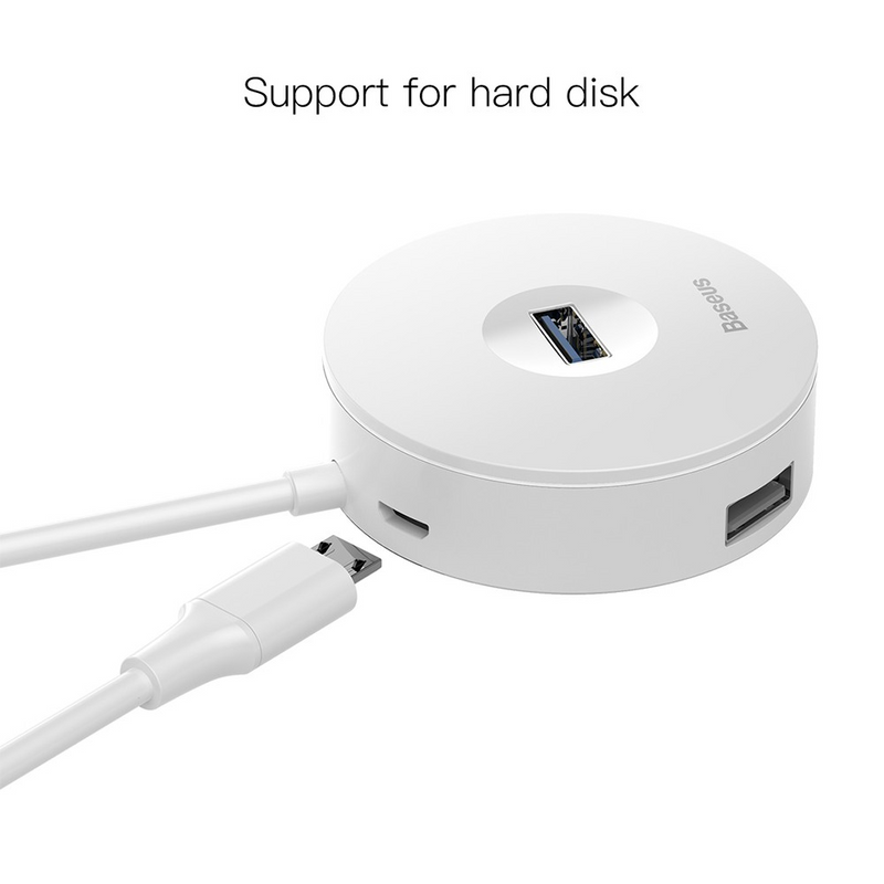 Load image into Gallery viewer, Baseus Round Box HUB Adapter (USB3.0 to USB3.0 x 1 + USB2.0 x 3) 10cm - i-Station Mobile Phone & Electronic Device Repair and Accessories