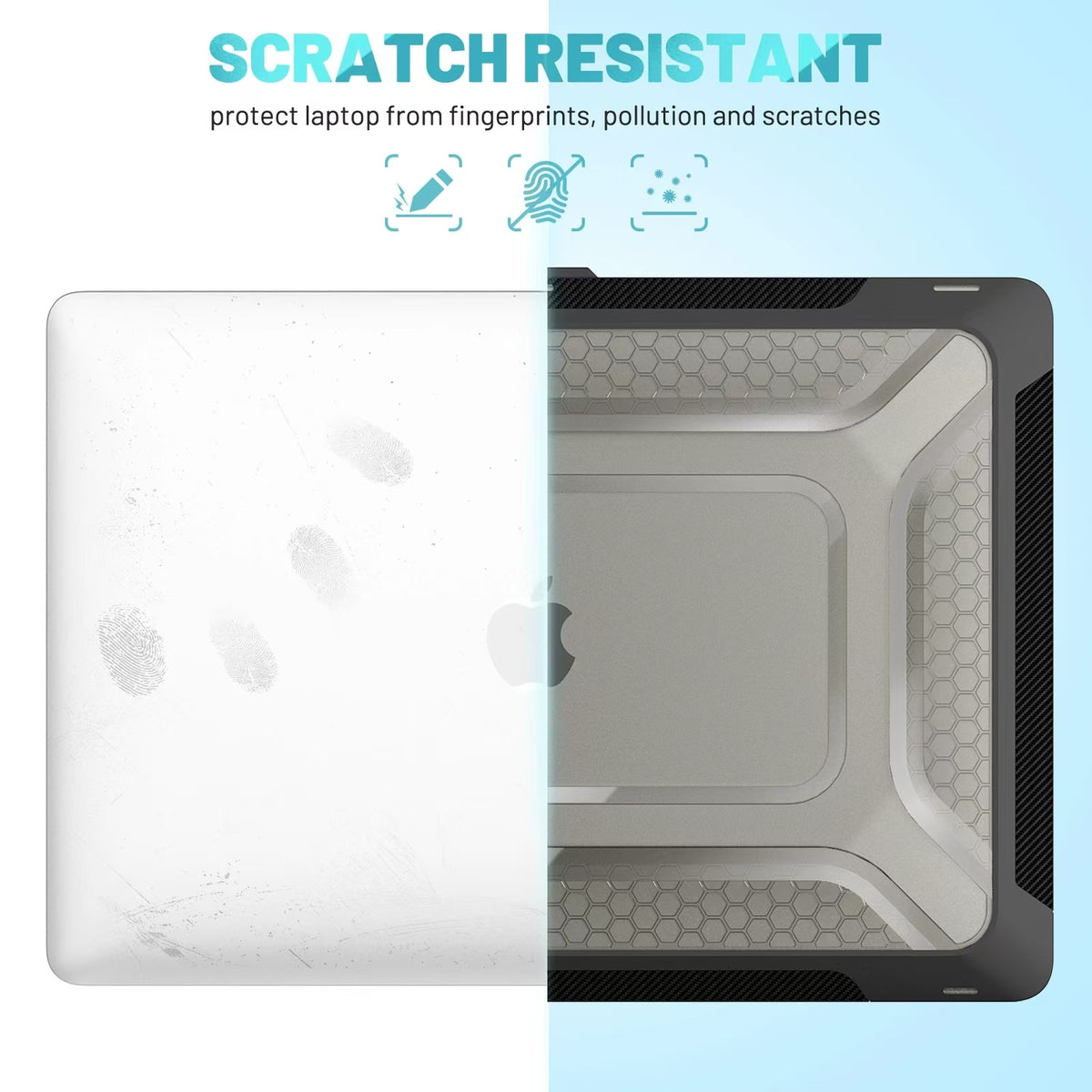 MacBook Air 15.3" 2023 A2941/A3114 Shockproof Heavy Duty Tough Case Cover - i-Station Mobile Phone & Electronic Device Repair and Accessories